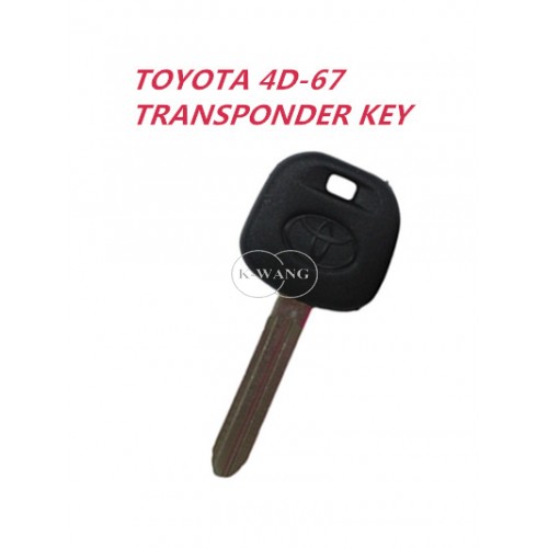 Vintage Toyota Key 2 New Toyota Transponder Keys 4D67 Chip - Uncut